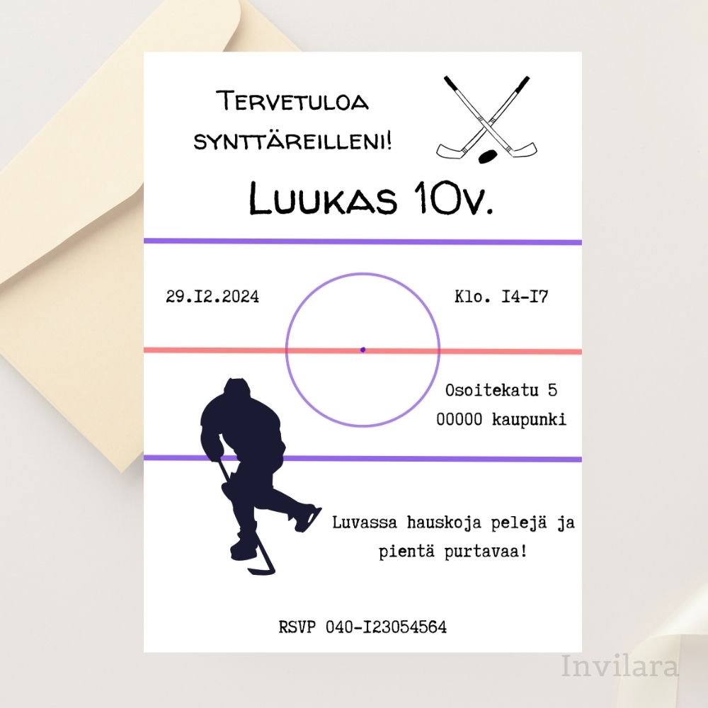 Lasten muokattavat ja tulostettavat tai digitaaliset syntymäpäiväkutsut