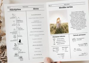 Hääuutiset hääsanomat, häiden suosittu yksityiskohta, tulostettava ja muokattava häiden paperitarvikkeet