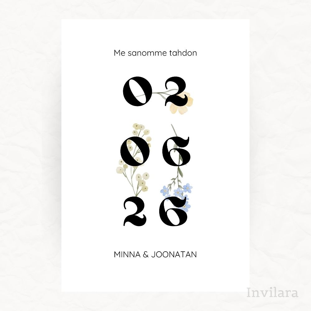 Hääkutsut muokattava ja tulostettava, hääkutsut netistiä