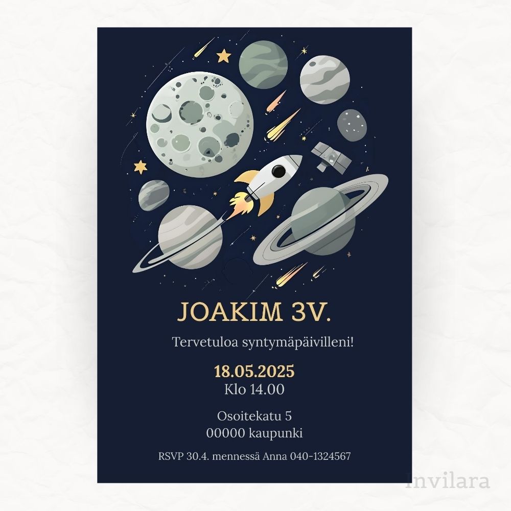 Lasten muokattavat ja tulostettavat tai digitaaliset syntymäpäiväkutsut