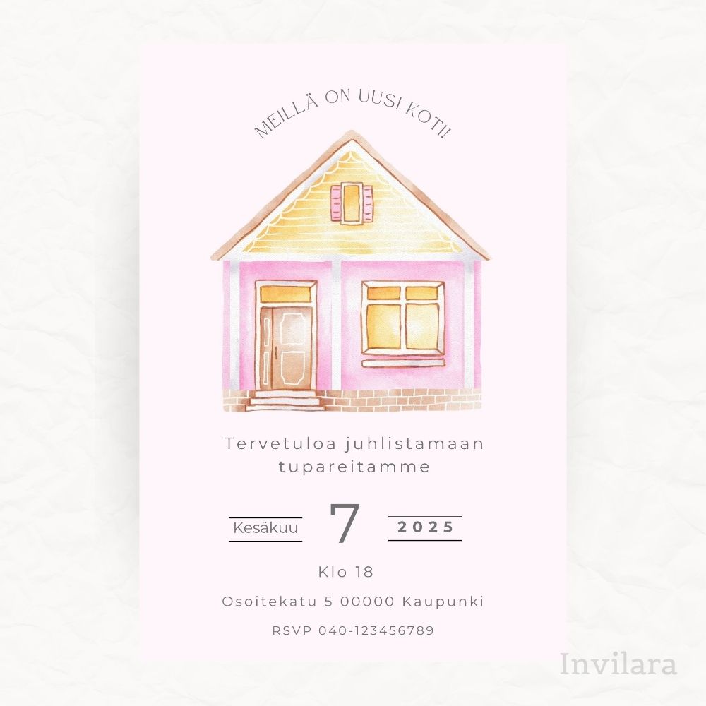 Tupaantulijaiskutsu, tuparikutsu, tupaantulijaiset