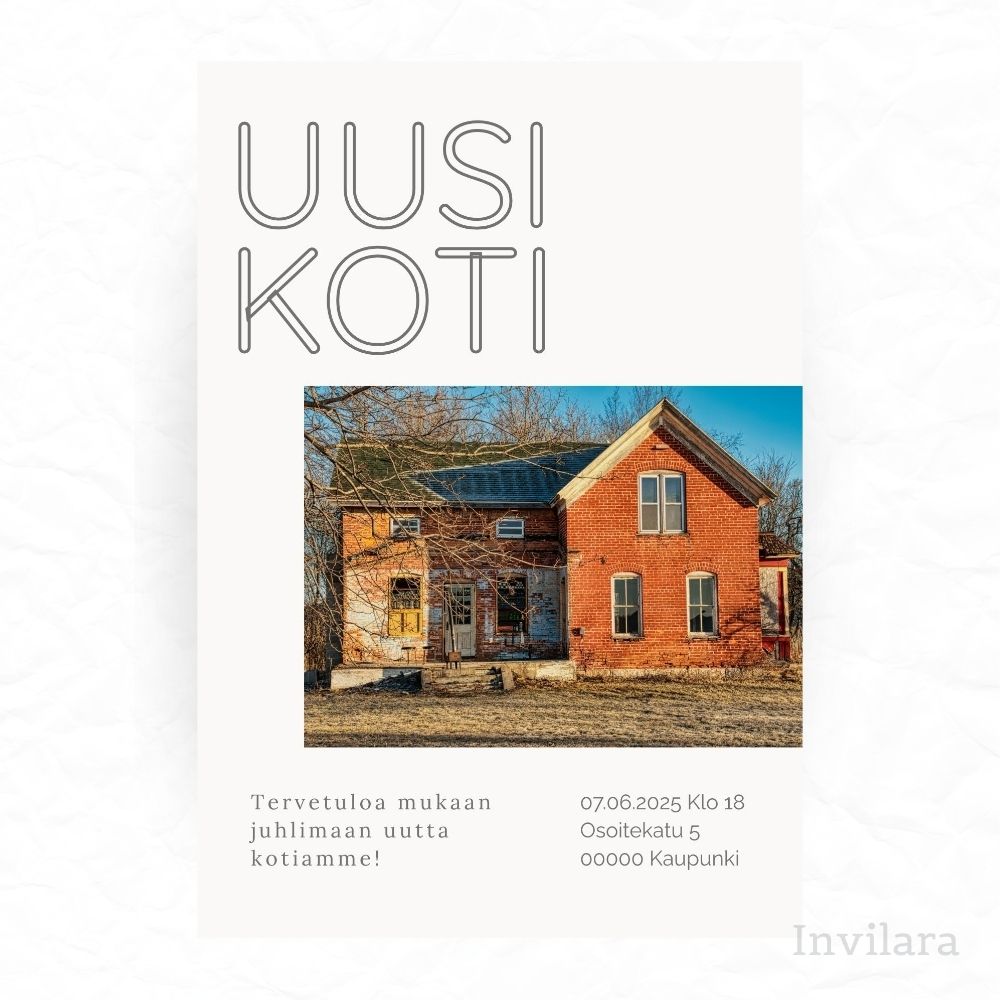 Tupaantulijaiskutsu, tuparikutsu, tupaantulijaiset