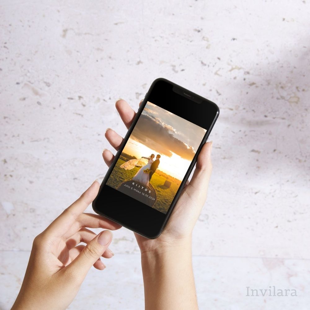 Häät kiitoskortti, häiden kiitoskortti muokattava ja tulostettava