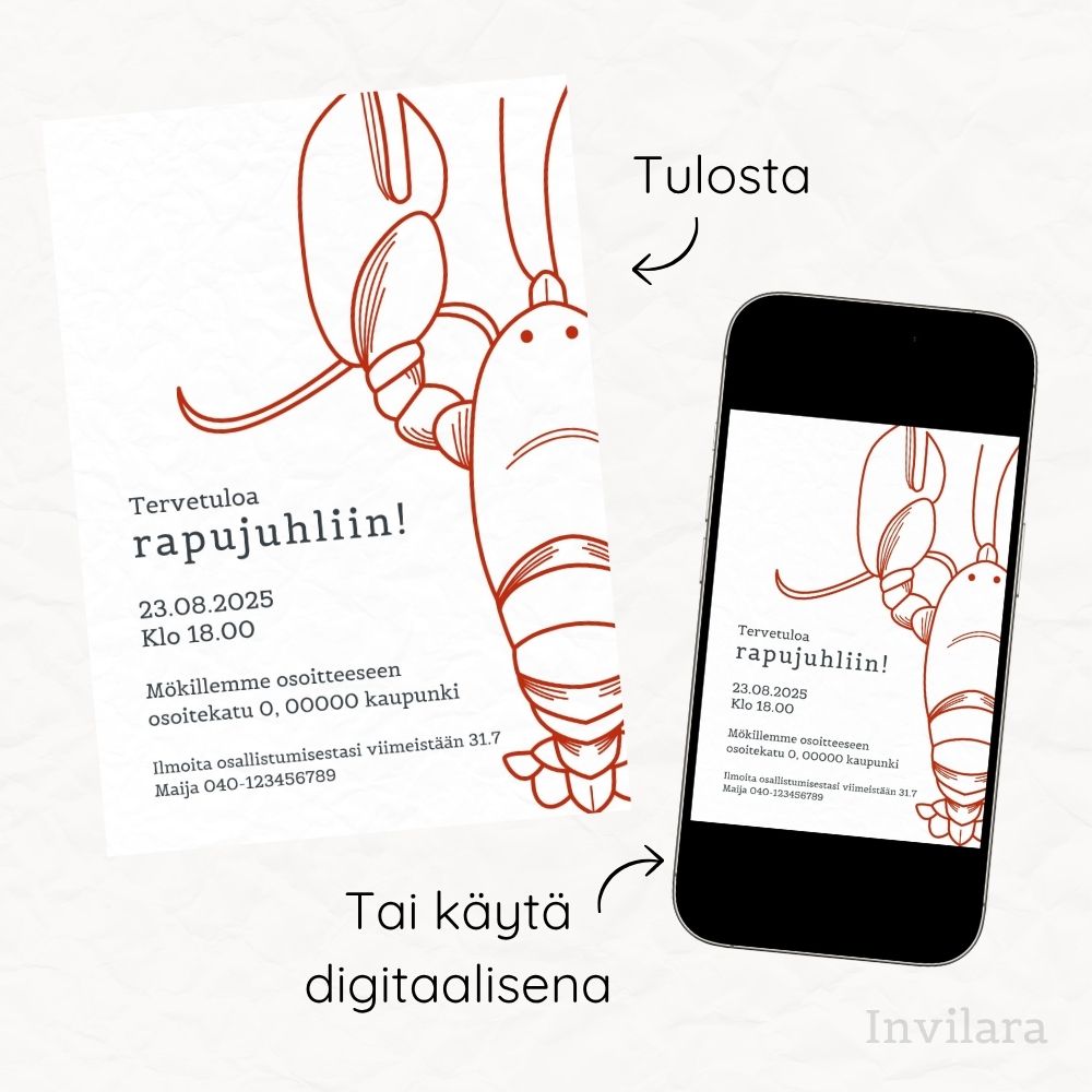 Kutsu rapujuhliin, rapujuhlat