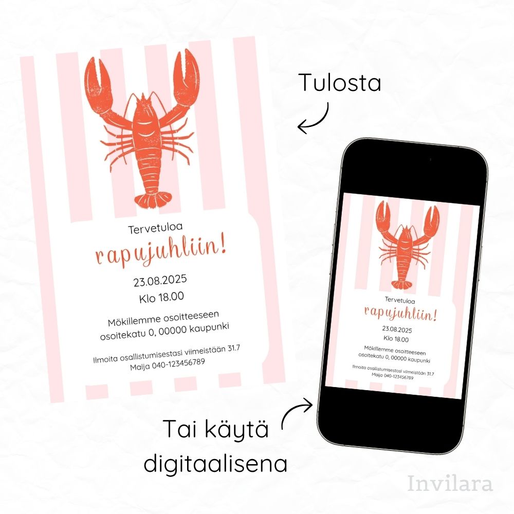 Kutsu rapujuhliin, rapujuhlat
