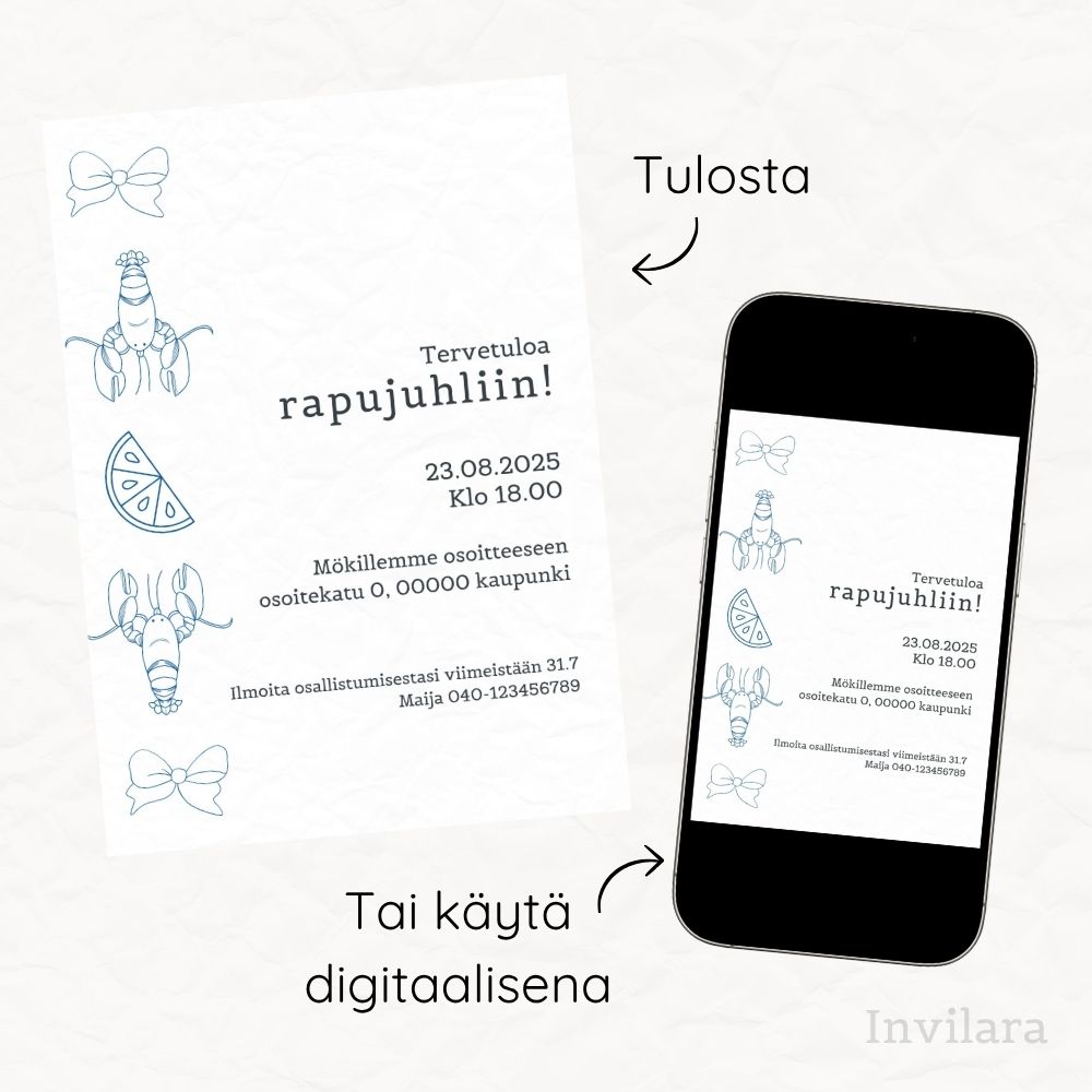 Kutsu rapujuhliin, rapujuhlat