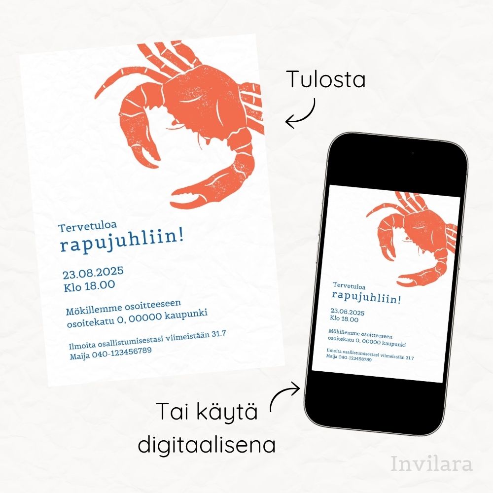 Kutsu rapujuhliin, rapujuhlat