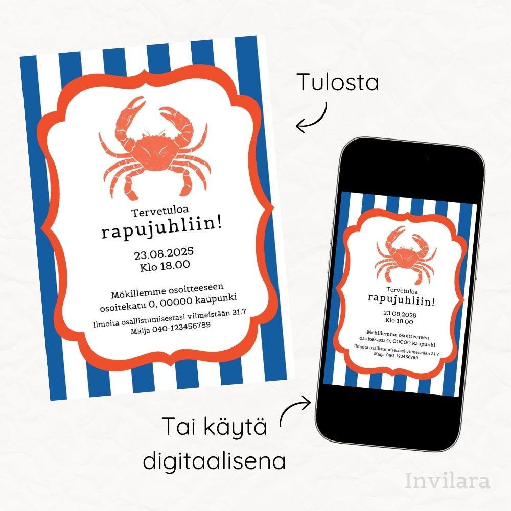 Kutsu rapujuhliin, rapujuhlat