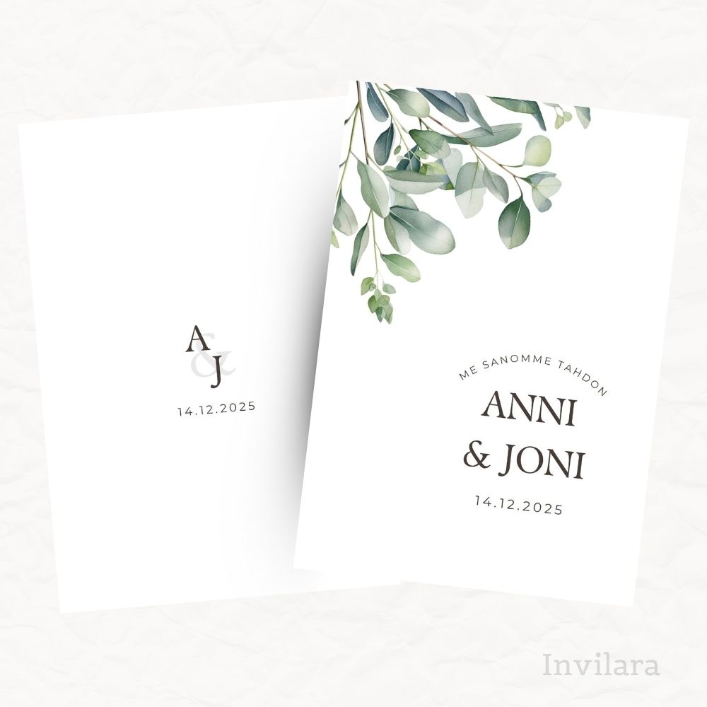 Muokattava ja tulostettava hääkutsu