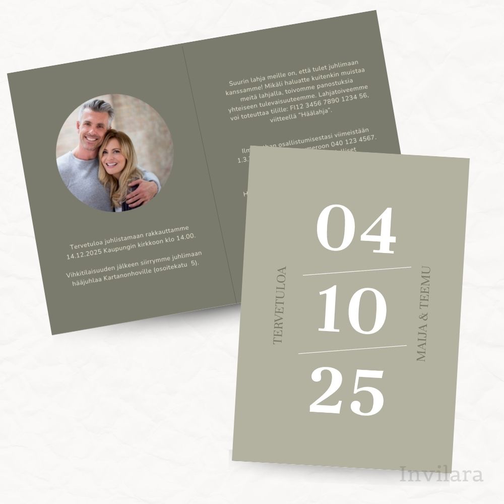 Muokattava ja tulostettava hääkutsu