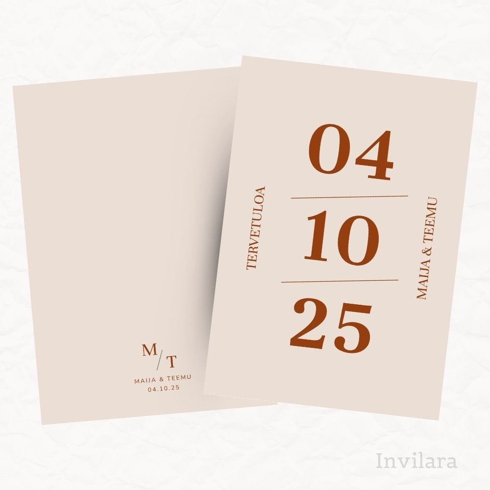 Muokattava ja tulostettava hääkutsu