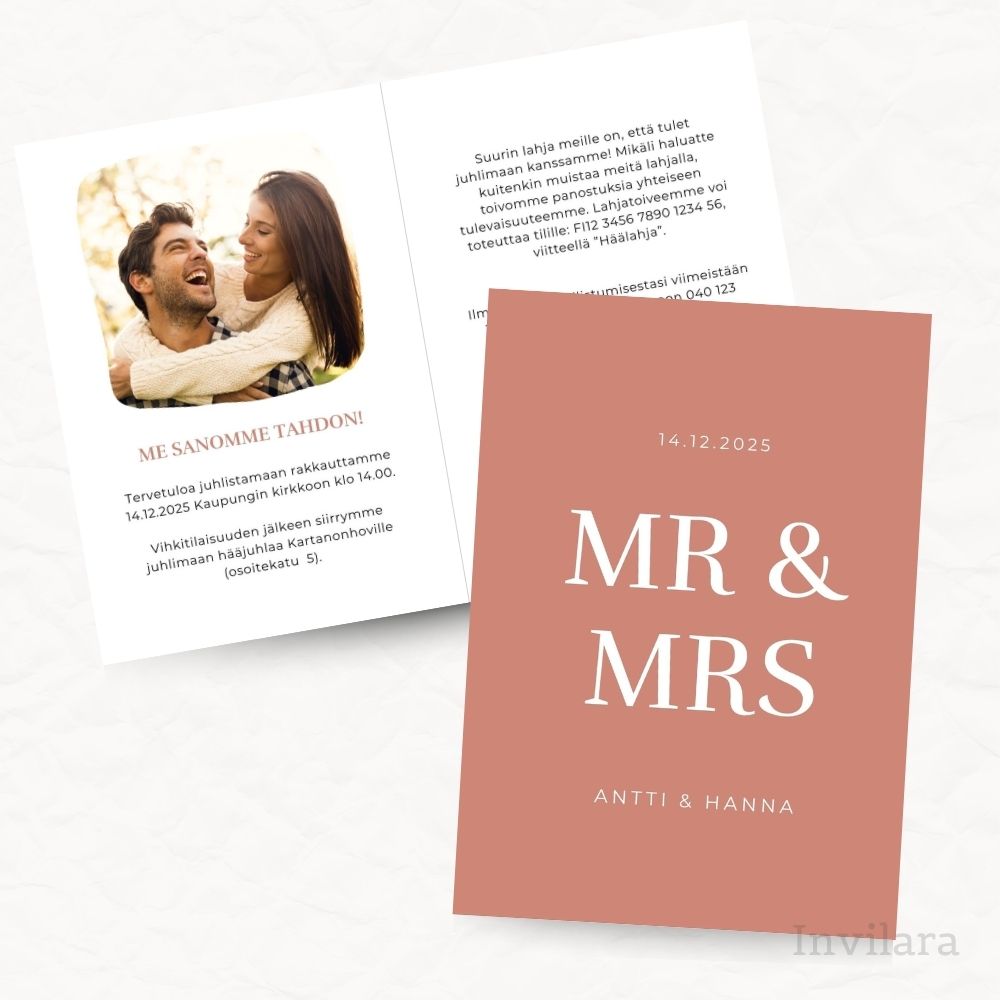 Muokattava ja tulostettava hääkutsu