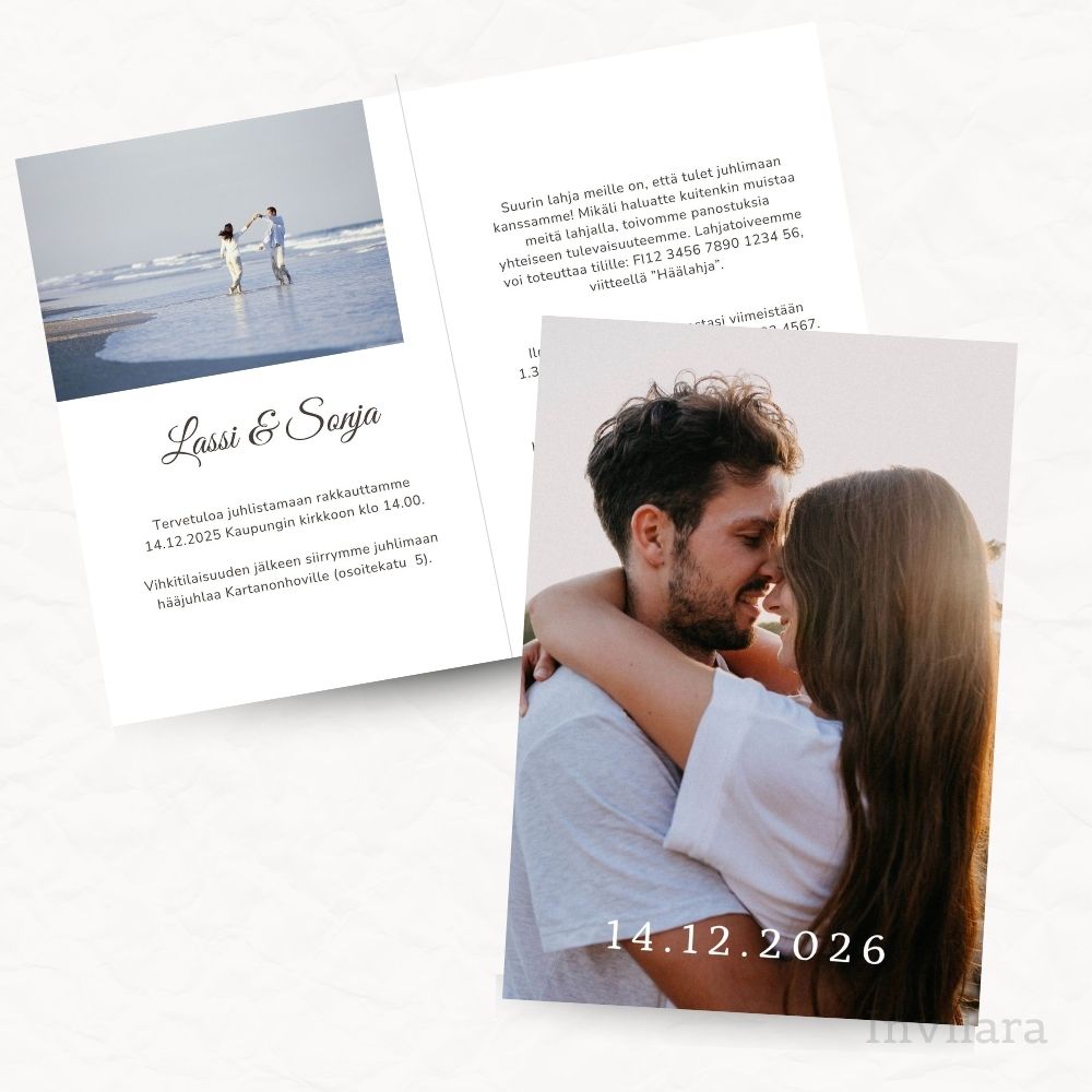 Muokattava ja tulostettava hääkutsu