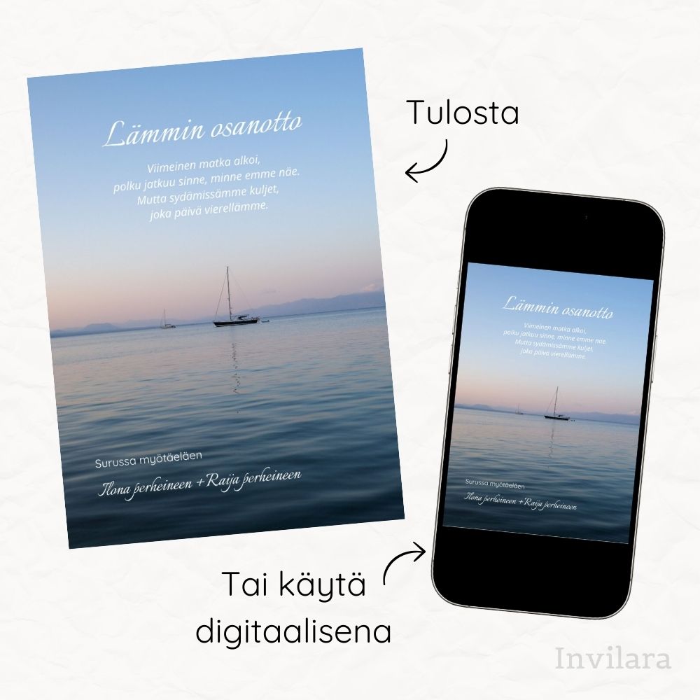 Digitaalinen adressi osanottoon