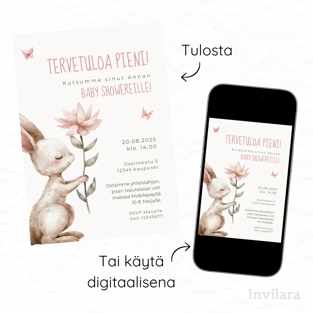 Baby shower kutsu, vauvakutsut